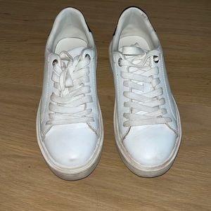 white steve madden sneakers